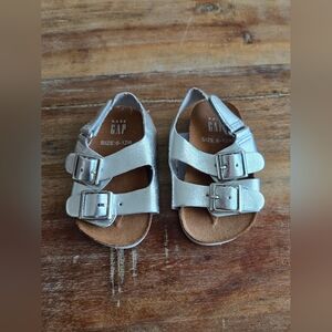 GAP Kids Silver Buckle Sandals